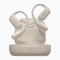 Shokz OpenFit beige wireless headphones 3