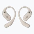 Shokz OpenFit beige wireless headphones 5