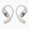 Shokz OpenFit beige wireless headphones 6