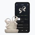 Shokz OpenFit beige wireless headphones 15