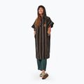 Slowtide Baja Stripe black poncho