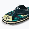 Gumbies Islander blue hibiscus flip flops 7