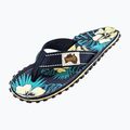 Gumbies Islander blue hibiscus flip flops 9