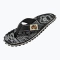 Gumbies Islander flip flops midnight black 9