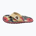 Gumbies Islander denim hibiscus flip flops 10