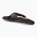 Gumbies Vegovert brown flip flops 3