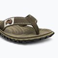 Gumbies Islander khaki flip flops 7