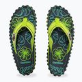 Gumbies Islander lime hibiscus flip flops 3
