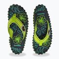 Gumbies Islander lime hibiscus flip flops 4