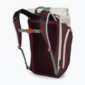 Urban backpack Osprey Transporter Roll Top 30 l mystery white/moody burgundy 3