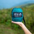 ENO SingleNest seafoam / navy hiking hammock 9