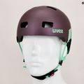 Children's bike helmet UVEX Kid 3 CC purple/green 41/4/972/18/15 13