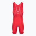 Men's Nike Grappler Elite Singlet scarlet/white jumpsuit 2