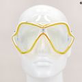 Mares X-Vision diving mask clear yellow 411053 8