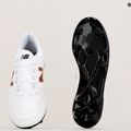 New Balance 442 V2 Academy FG children's football boots white JS43FWD2.M.035 17