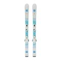 Children's downhill skis Völkl FLAIR Junior + 4.5 VMotion Jr. Lady white 121475/6162T1.VB