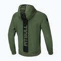 Men's Pitbull West Coast Hermes Hooded Zip olive sweatshirt 2