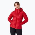 Women's down jacket Rab Microlight Alpine ascent red