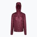 Women's down jacket Rab Cirrus Flex 2.0 Hoody maroon QIO-69 2