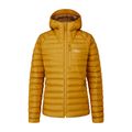 Women's down jacket Rab Microlight Alpine yellow QDB-13-DBN-08