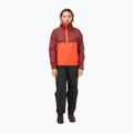 Rab Downpour Eco women's rain jacket orange and maroon QWG-83 2