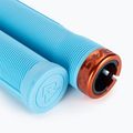 RACE FACE Chester light blue/orange handlebar grips 3