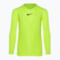 Nike Dri-FIT Park First Layer volt/black children's thermoactive longsleeve