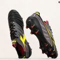 Men's Diadora Brasil Elite Veloce ITA LPX football boots black and maroon DD-101.178785-D0136-43 18