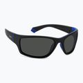 Polaroid PLD 2135/S matte black blue/grey polarised men's sunglasses 2