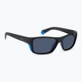 Polaroid PLD 7046/S black azure/blue polarised men's sunglasses