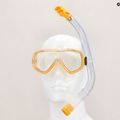 Cressi Onda + Mexico children's snorkel kit clear yellow DM1010131 13