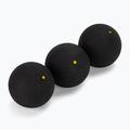 Prince Rebel 1Yellow Tube squash balls 3 pcs black 4