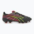 Men's Diadora Brasil Elite Veloce ITA LPX football boots black and maroon DD-101.178785-D0136-43 10