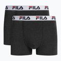 Men's boxer shorts FILA FU5016/2 anthracite melange