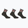 Fila Unisex Quarter 3 Pack socks black 5
