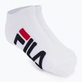 Fila Unisex Invisible 2 Pack socks white