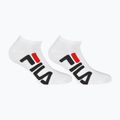 Fila Unisex Invisible 2 Pack socks white 5