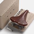 Brooks England B66 brown bicycle saddle 8
