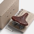 Brooks England B67 Short brown bicycle saddle 8