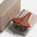 Brooks England B67 honey bicycle saddle 8