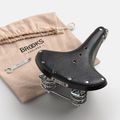 Brooks England B33 black bicycle saddle 8