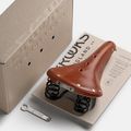 Brooks England Flyer honey bicycle saddle 8