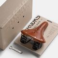 Brooks England Flyer Short honey bicycle saddle 8