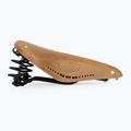 Brooks England Flyer softened dark tan bicycle saddle 2
