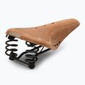 Brooks England Flyer softened dark tan bicycle saddle 3