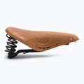 Brooks England Flyer softened dark tan bicycle saddle 4