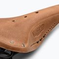 Brooks England Flyer softened dark tan bicycle saddle 6