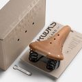 Brooks England Flyer softened dark tan bicycle saddle 8