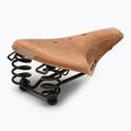 Brooks England B67 Softened Short dark tan bicycle saddle 3