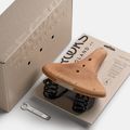Brooks England B67 Softened Short dark tan bicycle saddle 8